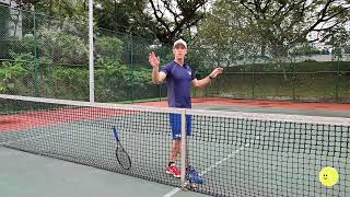 How to warm up for tennis in a fun way #tennisvideo #tennistraining #warmup #tennis #tennisplayers