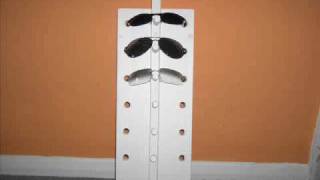 How to make a sunglasses rack / holder