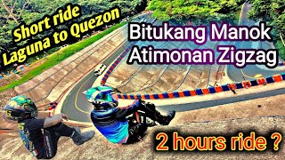 Atimonan zigzag- Bitukang Manok Short ride to short time of ride.. Laguna to Quezon.