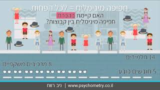 סרטון חפיפה מינימלית - ניב רווח פסיכומטרי