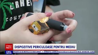 Țigările electronice, dispozitive periculoase pentru mediu (Știrile Pro TV)