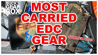 My Most Carried EDC Gear from Summer 2023