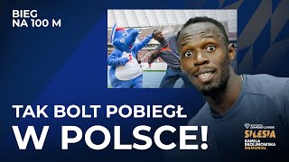 USAIN BOLT ŁAMIE BARIERĘ 10 SEKUND na polskiej ziemi!