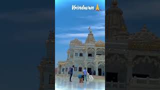 Mujhe milenge KANHA 🛕❤️#shreekrishna #vrindavan #shorts #status #youtubeshorts #premmandir 🛕🔔