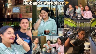 Husband's Workplace Cafe Lavish! Ate Delicious Food, Drinks & Dessert 🧁