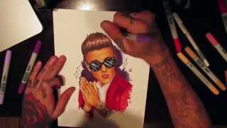 HOW TO DRAW Justin Bieber