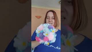 Felt Flower Wedding Bouquet Reveal