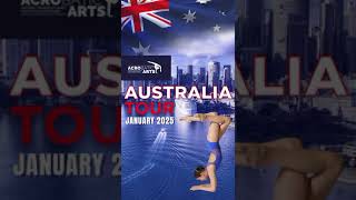 🇦🇺 AUSTRALIA! 🇦🇺 Don't miss the #AcrobaticArts January Tour! 🤸‍♀️ #acrosyllabus #acroteacher #acro