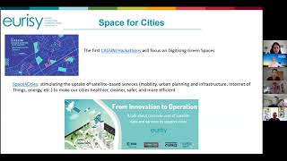 Space for Climate: Smart Cities - Setting the stage