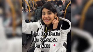 Indian girl shock to see Japanese train so silent, quiet and respectful at #japan