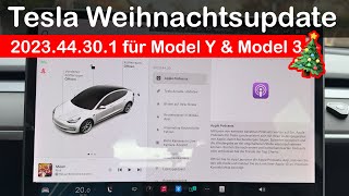 Tesla Feiertags Software Update 2023.44.30.x für Model 3 und Model Y