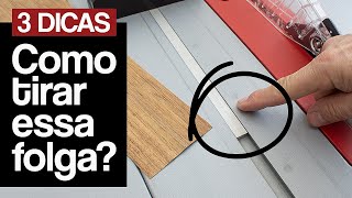 3 dicas de como diminuir a folga do goniômetro de sua serra