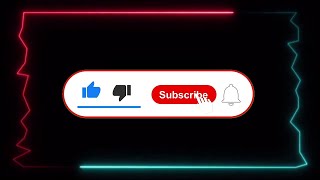 Gaming Subscribe Intro Neon Border Black Screen Effects +Free Download Templates