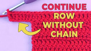 Add Double Crochet Stitches WITHOUT CHAINING. Essential Crochet Tip