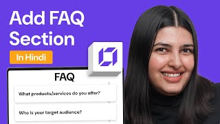 How to Create an FAQ Section Using Hostinger Website Builder in Hindi