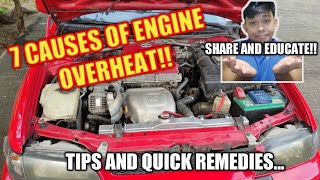 7  CAUSES OF ENGINE OVERHEAT