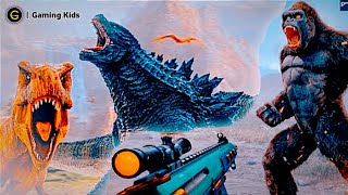 REAL DINOSAUR HUNTING 🥶❗Real Dinosaur Hunter Gun Games 😱❗LEV-1