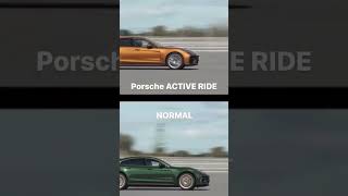 Porsche active ride.. vs normal.                    #porsche #car #automobile