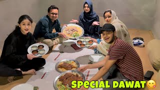 Yusra ny di hum sab ko mandi ki special dawat😍|| lekin kis khushi mai😅