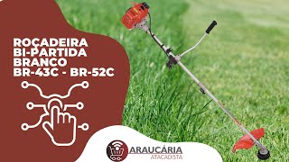 Roçadeira Bi-Partida Branco BR52C e BR43C