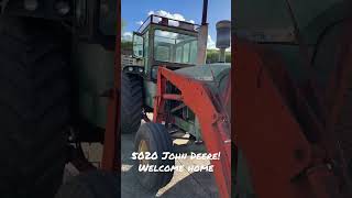 The John Deere 5020 is now home! #tractor #5020 #johndeere