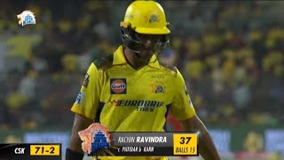 Rachin Ravindra 37 off 15 balls IPL Debut vs RCB