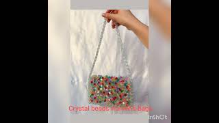 Hollywood style crystal beads bags#beadsbags