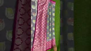 #Banaras# dyble #warm# silk# soft #fabric All over sree alfy# meenakari# weaving buta #VS#26-02#7.10