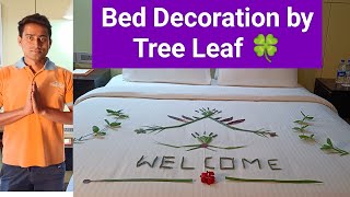 Bed Decoration by Tree Leaf 🍀