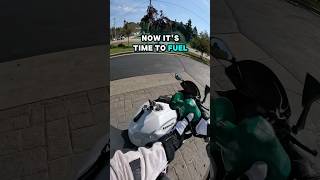 How To Fuel Up A Motorcycle #ninja400 #motorcycle #sportbike #bike #biketok #beginner #fyp #shorts