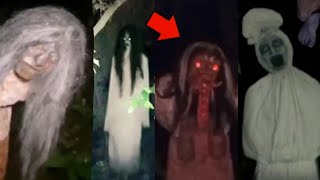 PENAMPAKAN HANTU LEAK  DAN PENAMPAKAN POCONG TERSERAM | 6 PENAMPAKAN HANTU TERSERAM DAN TERJEAS