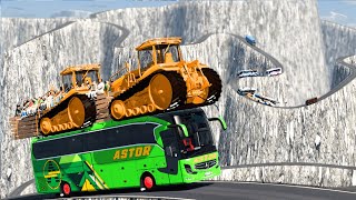 🔴[LIVE] #089 Extreme Road of bus passes through dangerous roads in the world, Narrow roads #gaming