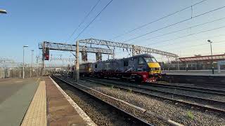 67020+90021 departing crewe for crewe TMD