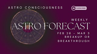 Breakup or Breakthrough!! Weekly Forecast: February 26 - March 3