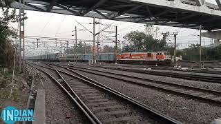 Himsager express 16317 ट्रेन  competition in ICF Local train me @RunOnTrack