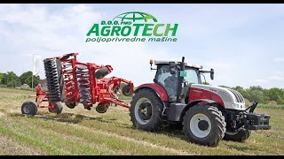 AGROTECH U RADU: Steyr CVT traktor + HE VA kratka tanjirača