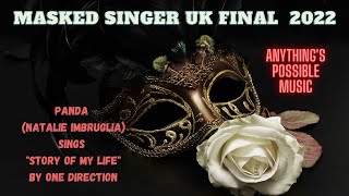 The Masked Singer UK Final 2022: Panda (Natalie Imbruglia) performs "Story of My Life" by 1D