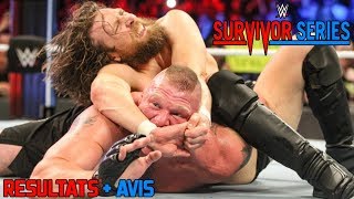 Résultats : SURVIVOR SERIES 2018