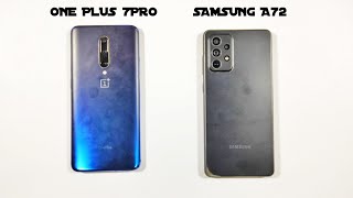 Samsung Galaxy A72 Vs One Plus 7Pro | Speed Test & Comparison