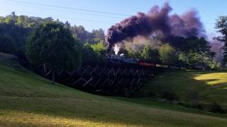 Tweetsie Railroad #190 Yukon Queen Runbys in 4k!