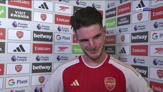 Declan Rice Post Match Interview | Arsenal Vs Manchester United 3-1|