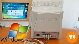 ⭐Very rare Monitor Philips Brilliance 19" 2003y test resolution WINDOWS VISTA and HALF-LIFE2⭐