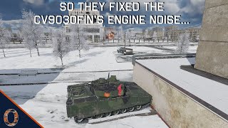 War Thunder  - So They Fixed The CV9030FIN's Engine Noise...