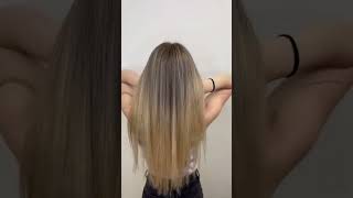 Přírodní blond barvení + přírodní tónování/  Natural blonde coloring + natural toning