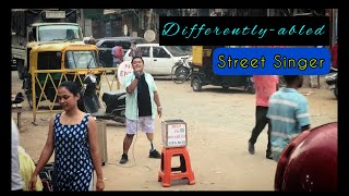 Differently-abled Street Singer || Krishna Chhetri || Dimapur Nagaland