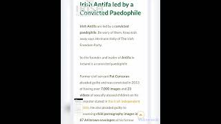 ANTIFA FOUNDER CONVICTED PRED (VARADKAR AND RODERIC O GORMAN LOVE THESE GROUP)