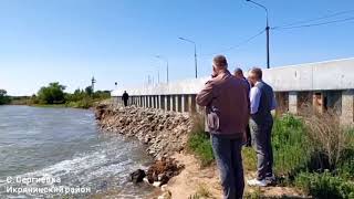 В астраханском селе укрепят береговую линию