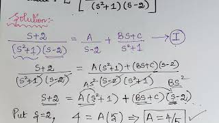 problem 3|| partial fraction in inverse laplace transform|| differential equations