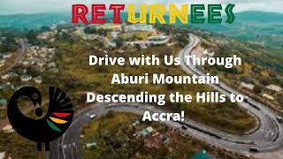 Drive with Us Through Aburi Mountain Descending the Hills to Accra! | Aburi Gardens