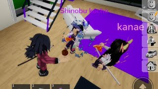 Giyu, Shinobu, and Kanae moment in Brookhaven! - My besties!😊 #robloxdemonslayer #demonslayer #video